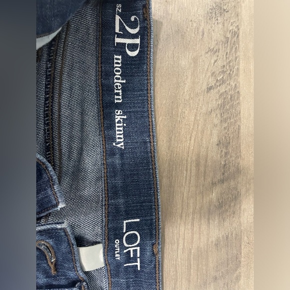 LOFT Jeans Women’s Size 2 petite Modern Skinny - Picture 6 of 6